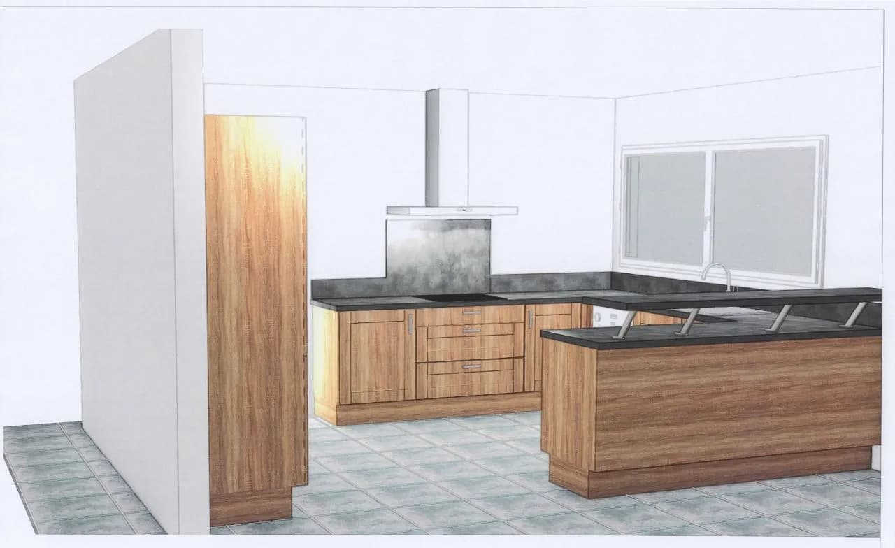 Cuisine 3d - Aix (Nord - 59) - septembre 2015