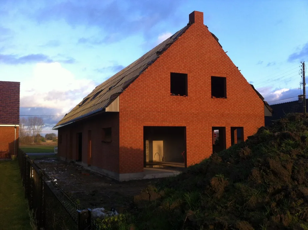 Construction de maisons mitoyennes en brique à Pont-à-Marcq (59)